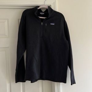 Patagonia Black Men’s 1/4 Zip Better Sweater | Size XL